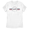 Women's NASA Red White And Blue Banner Logo T-Shirt