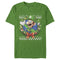 Men's Nintendo Christmas Luigi Wreath T-Shirt