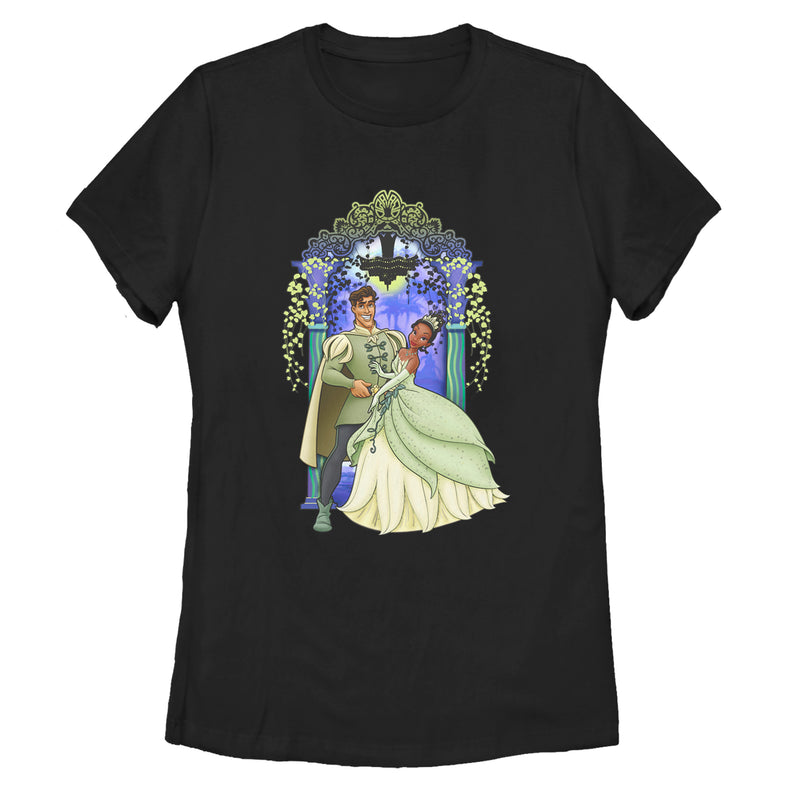 Women's The Princess and the Frog Wedding Pose T-Shirt