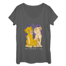Women's Lion King Cub Love Finds A Way Scoop Neck