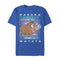 Men's Lion King Pumbaa Diagonal Stripe T-Shirt