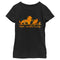 Girl's Lion King No Worries Splatter Paint T-Shirt