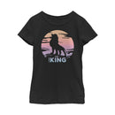 Girl's Lion King Sunset King T-Shirt