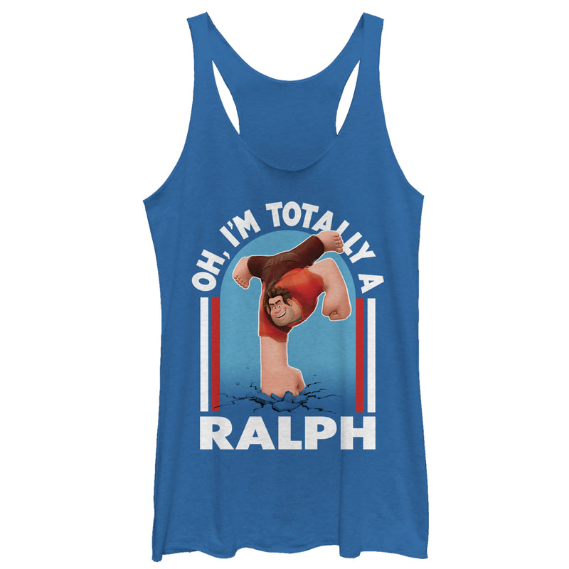 Women's Ralph Breaks the Internet Totally a Ralph Racerback Tank Top