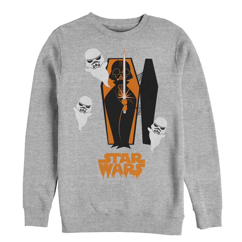 Men's Star Wars Halloween Darth Vader Coffin Sweatshirt