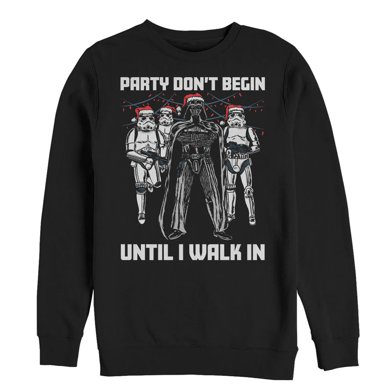 Men's Star Wars Christmas Dark Side Party Sweatshirt