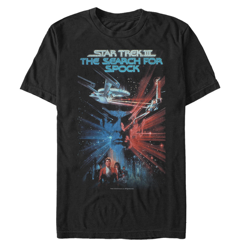 Men's Star Trek III: The Search for Spock Movie Poster T-Shirt