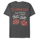 Men's Cuphead Don't Deal With the Devil Skull Cups T-Shirt