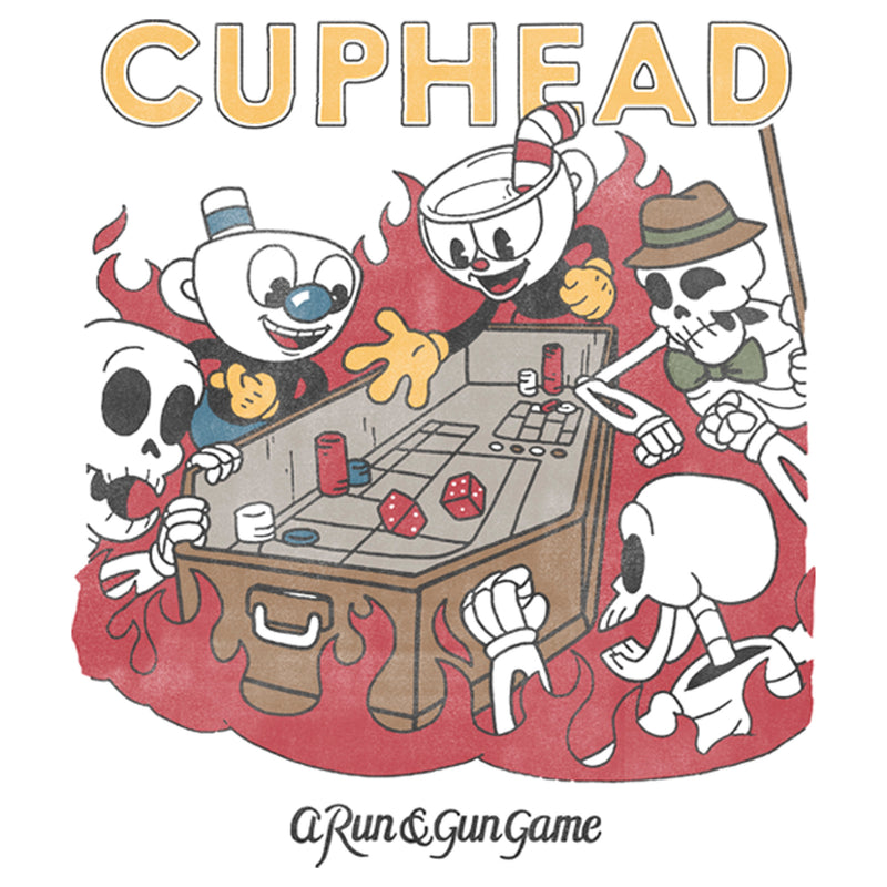 Men's Cuphead Playing Craps at the Devil's Casino T-Shirt