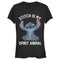 Junior's Lilo & Stitch My Spirit Animal Is Stich T-Shirt