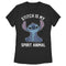 Women's Lilo & Stitch My Spirit Animal Is Stich T-Shirt