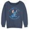 Junior's Lilo & Stitch I Don't Do Mornings Light Blue Sweatshirt