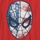 Boy's Marvel 4th of July Spider-Man American Flag Mask T-Shirt
