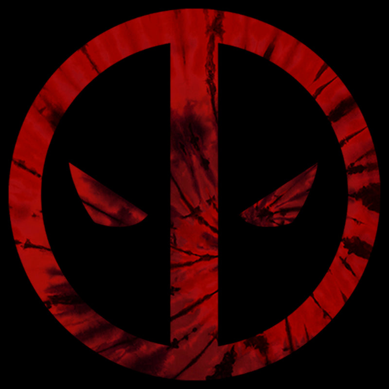 Men's Marvel Deadpool Tie-Dye Logo Pull Over Hoodie
