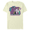 Men's MTV Checker Dragon Logo T-Shirt