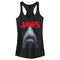 Junior's Jaws Out of Water Racerback Tank Top