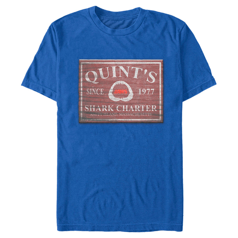 Men's Jaws Quint's Shark Charter T-Shirt