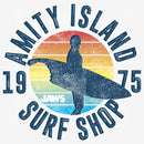 Women's Jaws Retro Amity Island Surf Shop T-Shirt