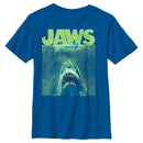 Boy's Jaws Neon Poster T-Shirt
