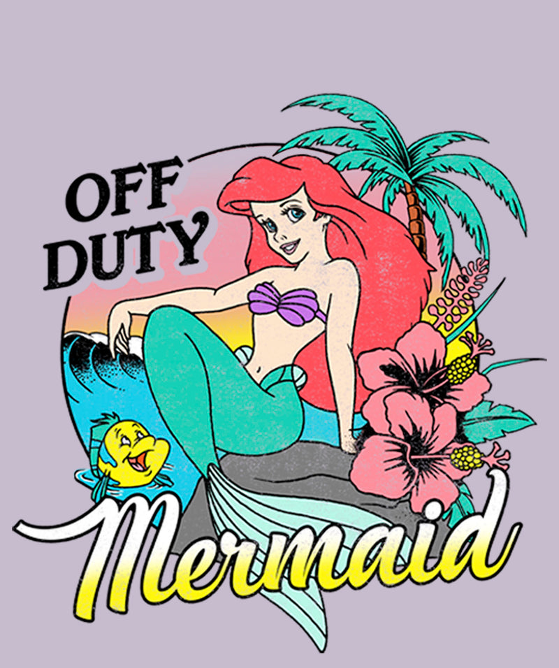 Junior's The Little Mermaid Off Duty Ariel T-Shirt