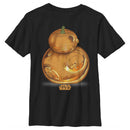 Boy's Star Wars The Force Awakens Halloween Pumpkin BB-8 T-Shirt