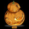 Boy's Star Wars The Force Awakens Halloween Pumpkin BB-8 T-Shirt