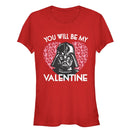 Junior's Star Wars Valentine Darth Vader Invitation T-Shirt