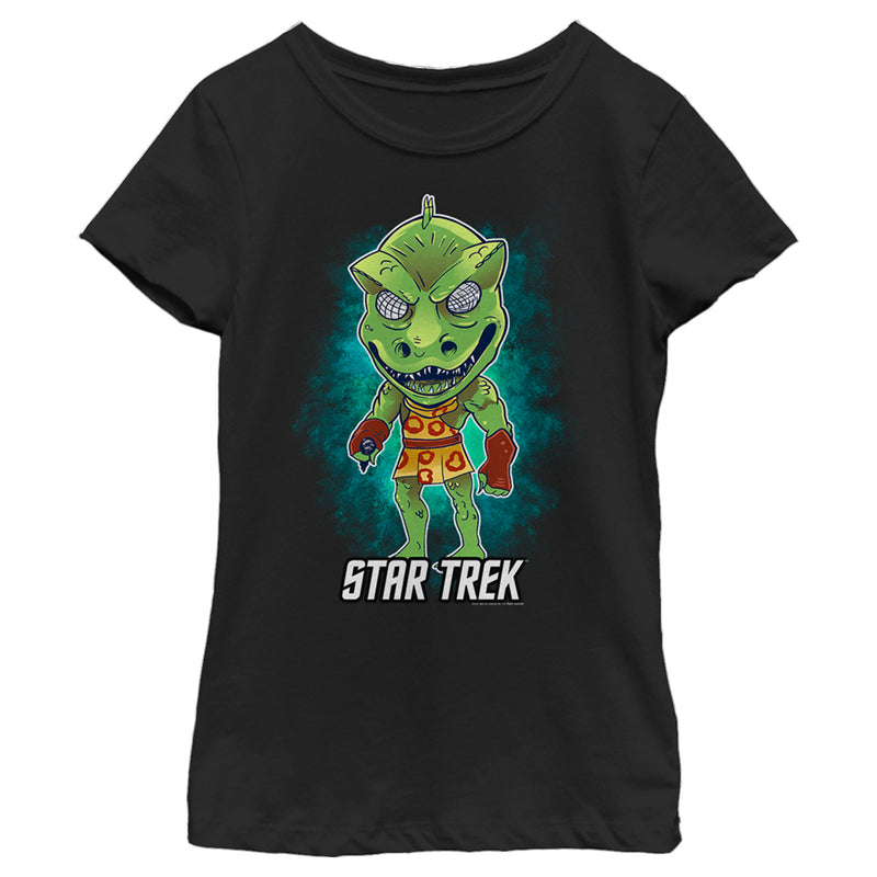 Girl's Star Trek: The Original Series Cartoon Gorn Alien T-Shirt