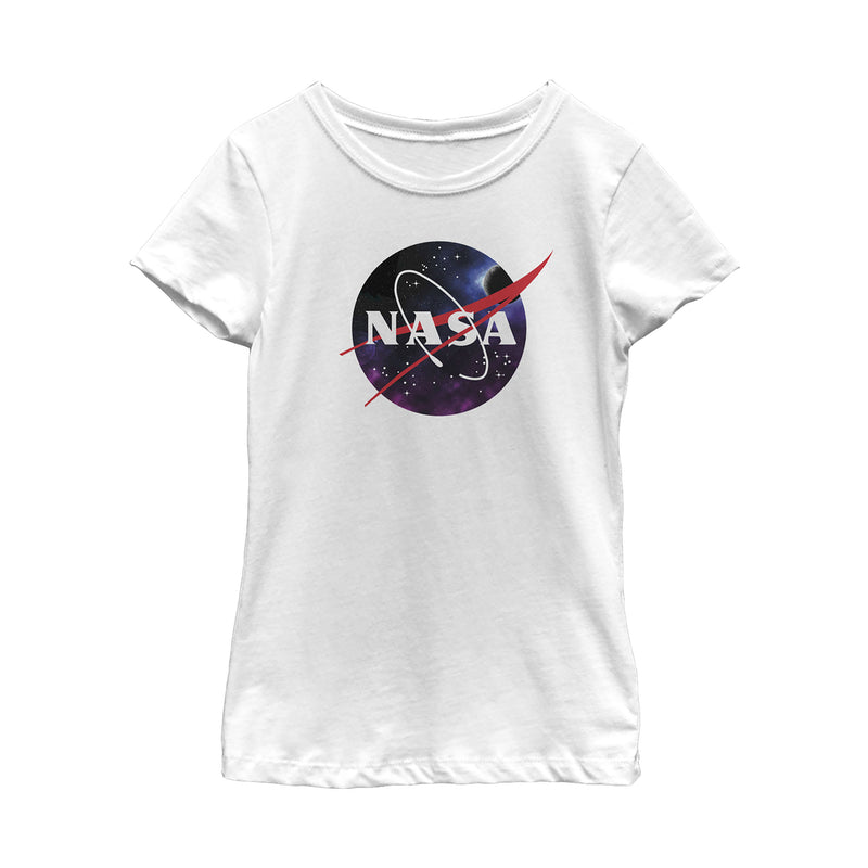 Girl's NASA Eclipse Classic Logo T-Shirt
