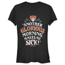 Junior's Hocus Pocus Winifred Glorious Morning T-Shirt
