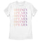 Women's Britney Spears Name Stack T-Shirt