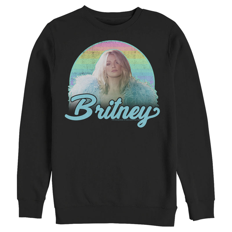 Men's Britney Spears Rainbow Star Sweatshirt