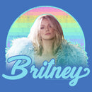 Men's Britney Spears Rainbow Star Pull Over Hoodie