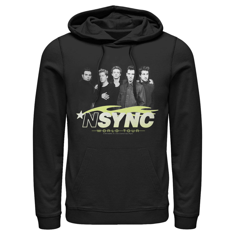 Men's NSYNC World Tour Poster Pull Over Hoodie