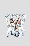 Women's NSYNC Iconic White Suits Racerback Tank Top