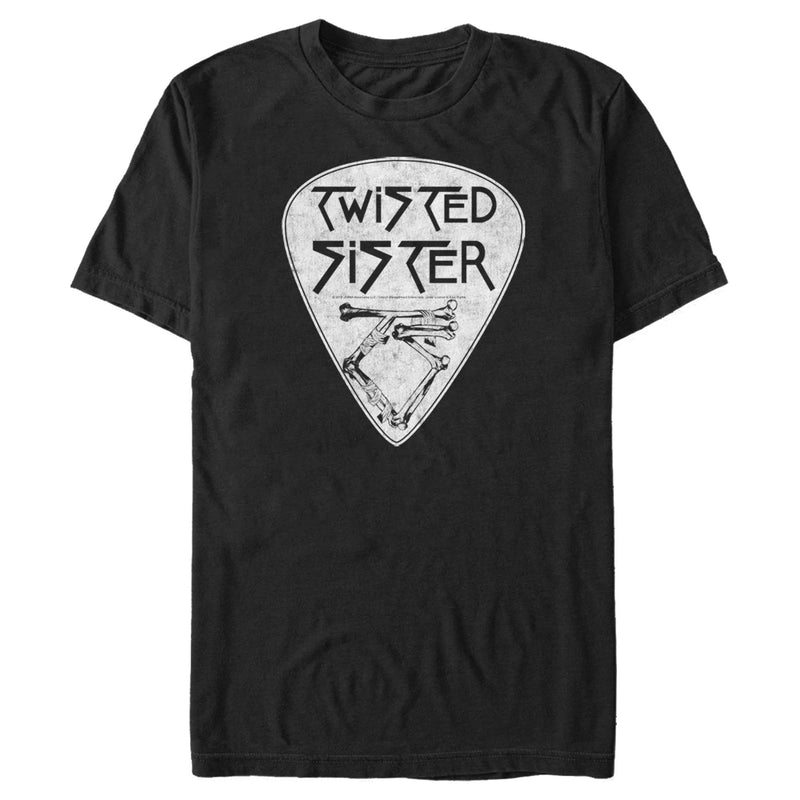Men's Twisted Sister Guitar Pick Logo T-Shirt