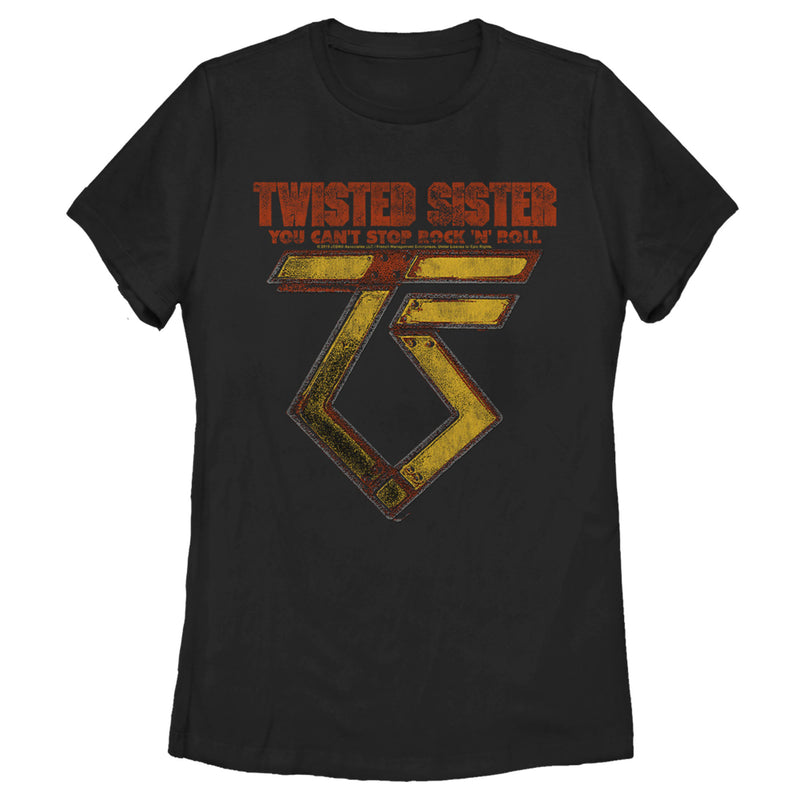 Women's Twisted Sister You Can't Stop Rock 'N' Roll T-Shirt