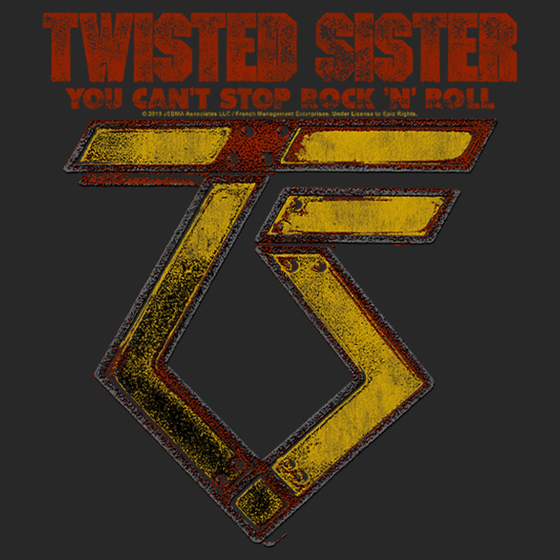 Women's Twisted Sister You Can't Stop Rock 'N' Roll T-Shirt