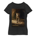 Girl's Lion King Simba Paw Movie Poster T-Shirt