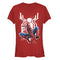 Junior's Marvel Spider-Man: Far From Home Logo Splatter T-Shirt