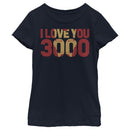 Girl's Marvel Iron Man Forever Love 3000 T-Shirt