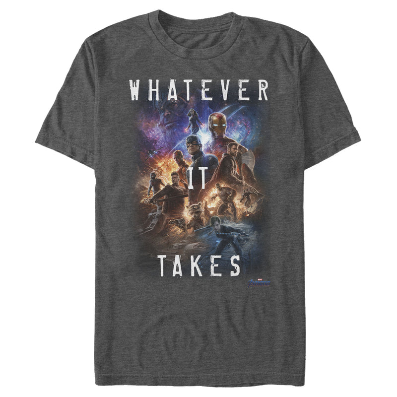 Men's Marvel Avengers: Endgame Whatever It Takes Poster T-Shirt
