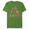 Men's Marvel Christmas Gingerbread Cookie Tree T-Shirt