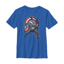 Boy's Marvel Captain Venom Shield Logo T-Shirt