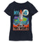 Girl's NASA My 4th Birthday Is Out Of The World Poster T-Shirt