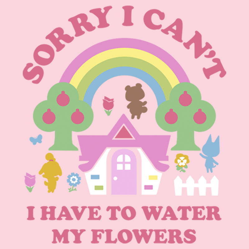 Junior's Nintendo Animal Crossing Water My Flowers T-Shirt