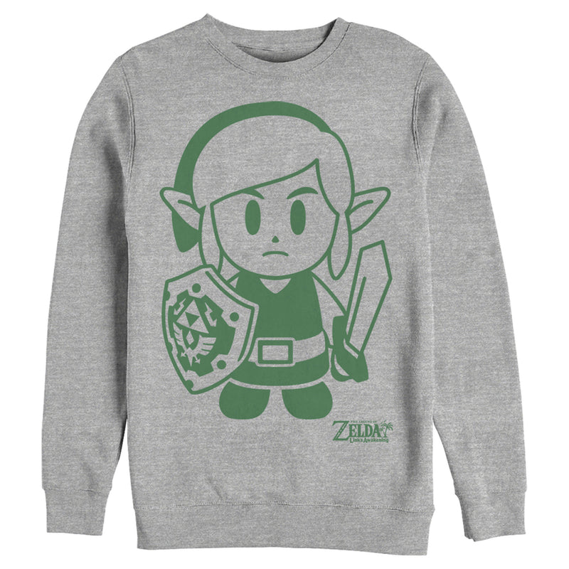 Men's Nintendo Legend of Zelda Link's Awakening Sleek Avatar Sweatshirt