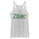 Women's Nintendo Legend of Zelda Link's Awakening Palm Logo Racerback Tank Top