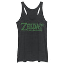 Women's Nintendo Legend of Zelda Link's Awakening Palm Logo Racerback Tank Top