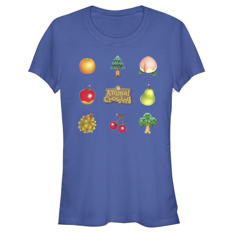 Junior's Nintendo Animal Crossing Items Found Title Logo T-Shirt